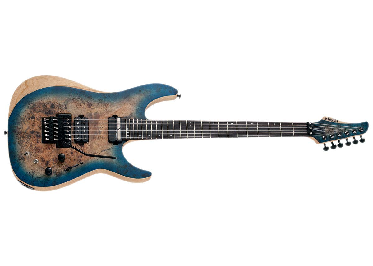 Amazon | Schecter Reaper-6 FR-S - Satin Sky Burst | エレキギター